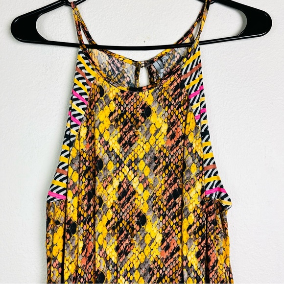 Anthropologie Bl-nk London Gallery Row Mixed Snake Print Wide Leg Jumpsuit - Picture 3 of 5